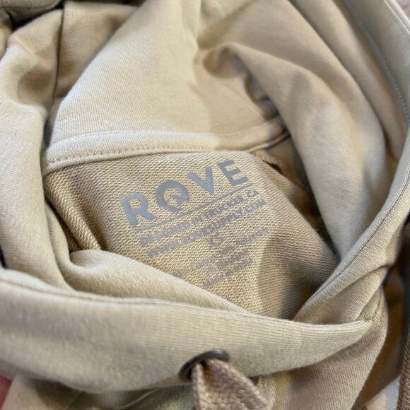 ROVE Steamboat Colorado Hoodie XS Oatmeal Thumb Hole Pullover NWT - Picture 8 of 10
